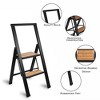 Step Ladder Modern  - Beautiful Bamboo & Aluminum  - By SORFEY - 2 of 4