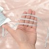 Gimp Braid Trim, 27 Yards Gold and Silver Metallic Edge Woven Trim, Curtain Slipcover Costume Decoration Sewing DIY Craft - 3 of 4