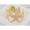 Anna-Kaci Women's Starfish Design Elastic Cuff Bracelet Beach Inspired Jewelry - 4 of 4