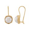 Silpada 'Glowing Embrace' 14K Yellow Gold-Plated Sterling Silver Freshwater Pearl Drop Earrings - 2 of 4