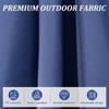 TiramisuBest Rectangle Patio Umbrella with Crank Lift & Tilt Brick red - 4 of 4