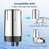 Fil-Fresh 2-Pack Faucet Filter Replacement for Brita Faucet Filtration System, NSF Certified, BPA-Free, Lasts 4-Months or 100 Gallons, Chrome - 2 of 4
