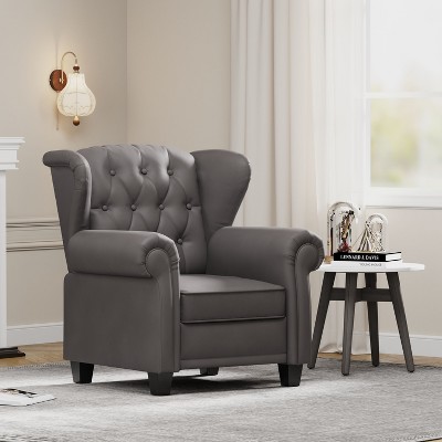 NicBex Accent Chair Adjustable Single Sofa Chair Modern  Armchair with Sturdy Wood Legs for Bedroom, Living Room
