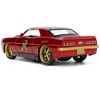 1969 Chevrolet Camaro Dark Red Metallic with Black Top and Robin Diecast Figure "Batman" 1/32 Diecast Model Car by Jada - 4 of 4