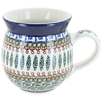 Blue Rose Polish Pottery Ceramika Artystyczna Bubble Mug