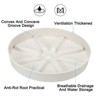 Unique Bargains Lightweight Sturdy Durable Stylish Appearance Plant Saucers 4 Pcs - 4 of 4