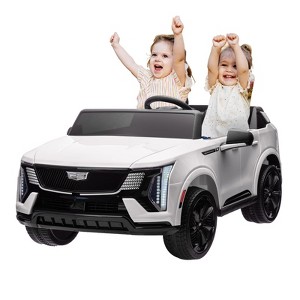 24V Kids Ride on Car Licensed Cadillac 2 Seater Ride on Truck Toy Battery Powered Electric Car for Toddlers - 1 of 4