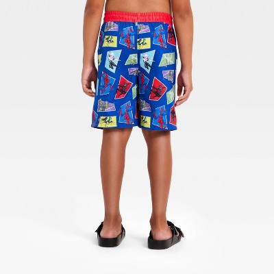 Mattel Boys' Spider-Man Swim Trunks - Blue 5-6 — фото 2