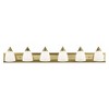 Livex Lighting Springfield 6 - Light Vanity in  Antique Brass - 4 of 4