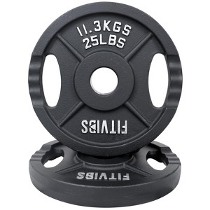 Sapphtopaz Olympic Cast Iron Plate Weight Plates for Barbell, 2-Inch Barbell Plates for Weightlifting and Strength Training in Home & Gym - 1 of 4
