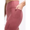 Peloton Women's Cadent High Rise Pocket Bike Short 7", Roan Rouge - 4 of 4