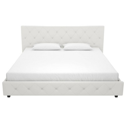 target white bed