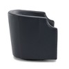 Top Grain Leather Swivel Glider Barrel Chair with Pocket Coil Seat, Reversible Cushion, and 360-Degree Swivel - 3 of 4