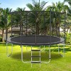 VisioGear Trampoline, Trampoline with Safety Enclosure Net, Trampoline with Heavy Duty Jumping Mat, Gray, 120"*120"*100" - 4 of 4