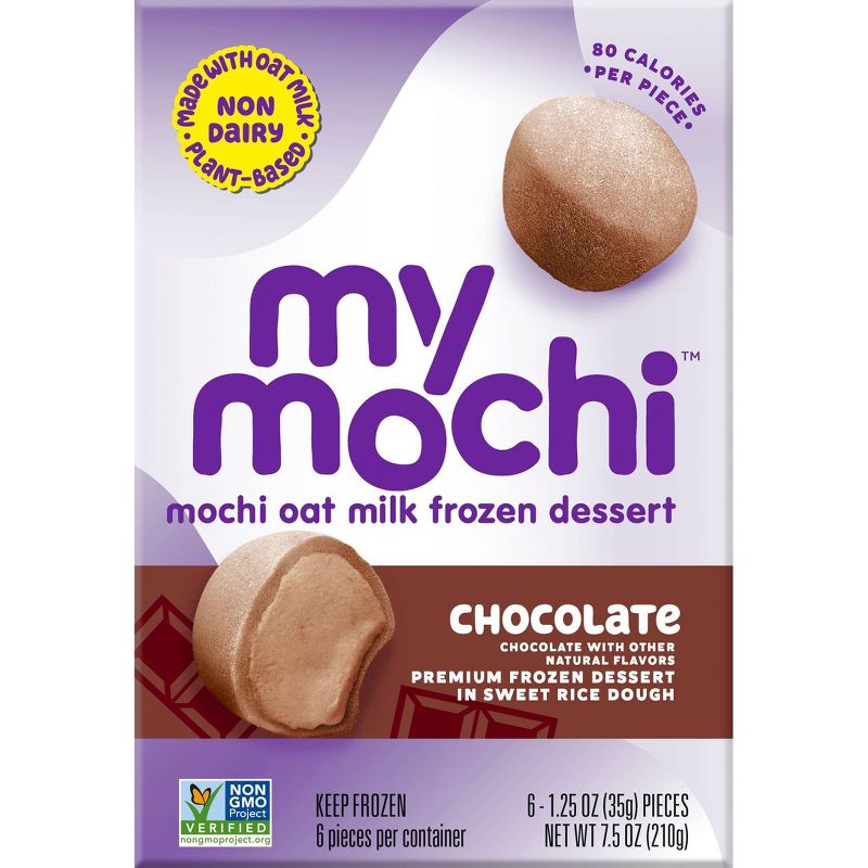 My/Mochi Oat Milk Frozen Dessert Chocolate - 6ct, 1 of 11