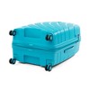 Atlantic Convertible Medium To Large Checked Expandable Hardside Spinner In  Ocean Blue : Target