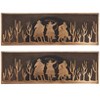 The Lakeside Collection Home on the Range Set of 2 Stair Treads and Doormat - 4 of 4