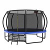 Jump Into Fun 14FT Outdoor Trampoline for Kids With Ladder,  Enclosure Net, Anti Rust Coating, Basketball Hoop For Kids and Adults - 3 of 4