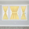 Kate Aurora Plaid Country Farmhouse French Door Curtain Panel With Matching Tieback - 2 of 4