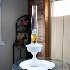 Aladdin Milk Glass Oil Lamp, Alexandria Model with Aladdin Burner, Wick, Glass chimney and Mantle - 4 of 4
