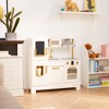 Teamson Kids Little Chef Munich Kids Play Kitchen with Interactive Features, White/Gold - 3 of 4