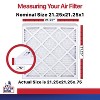 Filter King 21.25x21.25x1 Air Filter | 4-PACK | MERV 11 HVAC Pleated A/C Furnace Filters | MADE IN USA | Actual Size: 21.25 x 21.25 x .75" - 2 of 4