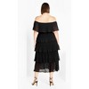 Women's Plus Size Night Garden Dress - black | CITY CHIC - 2 of 4