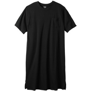 KingSize Men's Big & Tall Lightweight T-Shirt Nightshirt - 1 of 4