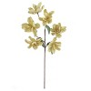 Champagne and Green Faux Floral Stem – 35" Tall Botanical Accent by Kalalou - 2 of 3