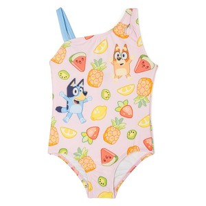 Bluey One Piece Bathing Suit Toddler - 1 of 4
