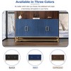 GDFStudio Elsie 59.8" Sideboard Buffet Cabinet with Storage and Adjustable Shelves, Navy - 4 of 4