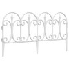 MOEPISY Lawn Edgings 17 pcs White 32.8 inch PP - 3 of 4