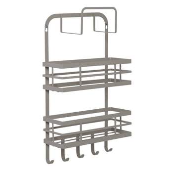 Honey-Can-Do Flat Wire Steel Shower Caddy - Gray