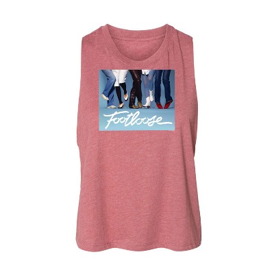 Women's Footloose Shoes Don't Matter Graphic Racerback Tank - Heather Mauve - Small