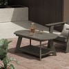 WestinTrends Outdoor Patio All-weather Modern Coffee Table - 2 of 3