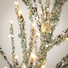 5'1" Sullivans Christmas Lighted Silver Iced Tree, Indoor Christmas Decor - 2 of 3