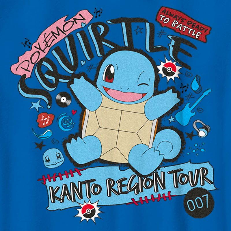 Boy's Pokemon Squirtle Kanto Tour T-Shirt, 2 of 6