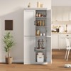Pantry, 70" High Kitchen Pantry Cabinet with Doors and Adjustable Shelves, Freestanding Wood Cabinet for Bathroom, Dining Room, Living Room - 4 of 4