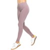 Felina Womens Velvety Super Soft Lightweight Leggings, 2-Pack Yoga Pants - 2 of 4