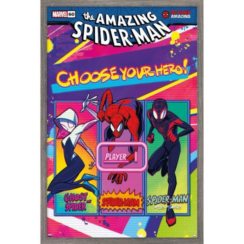 Trends International Marvel Comics - Spider-Man: Beyond Amazing - Choose Your Hero Framed Wall Poster Prints - image 1 of 4