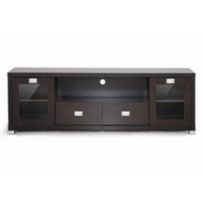 Gosford Wood Modern TV Stand for TVs up to 70" Brown - Baxton Studio