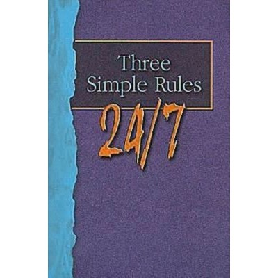 Three Simple Rules 24/7 Student Book - by  Josh Tinley (Paperback)