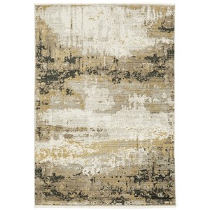 Oriental Weavers Bauer 2061X Gold / Black Indoor Area Rug - 5'3" x 7'6" - 1 of 4