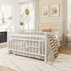 Allewie Metal Platform Bed Frame with Victorian Vintage Headboard and Footboard/Mattress Foundation/Under Bed Storage/No Box Spring Needed/Noise-Free/Easy Assembly - 3 of 4