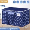 6 Pack Moving Bags, Extra Large Moving Supplies, Heavy Duty Storage Bags, Packing Bags Reinforced Zippers & Handles - 4 of 4