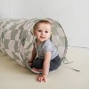 3 Sprouts Kids Recycled Fabric Play Tunnel - Checkerboard Green - 4 of 4