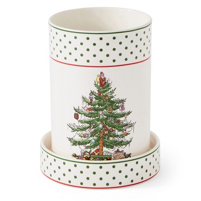 Spode Christmas Tree Polka Dot Winery Chiller & Coaster