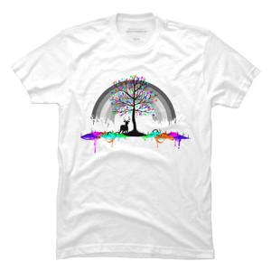 Men's Design By Humans Melting Colors Parasite By Tobiasfonseca T-Shirt - 1 of 4