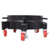 NAYSAYE Bucket Dolly 11 Inch Heavy Duty Rolling Cart with Swivel Casters for Easy 5 Gallon Bucket Mobility, Black, 11.25"*6.25"*3.3" - 4 of 4