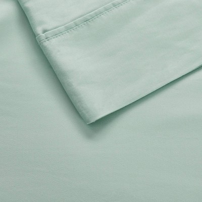 King Seafoam Cotton Blend Cooling Sheet Set